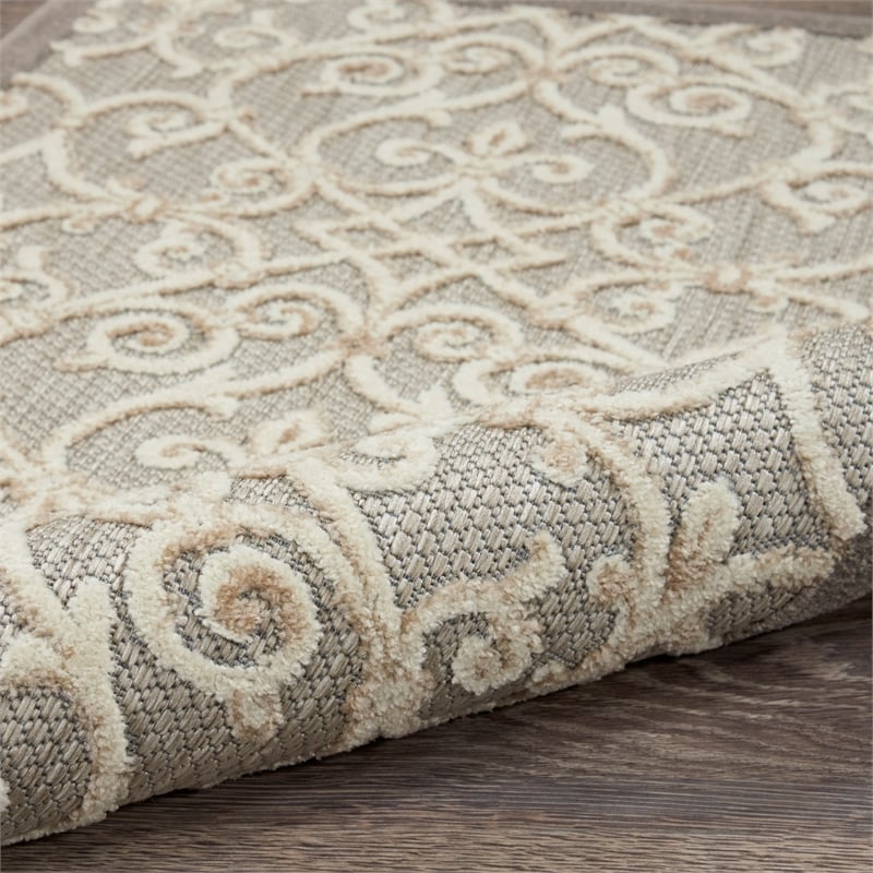 Nourison Aloha 2' x 6' Natural Outdoor Indoor/Outdoor Rug