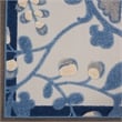 Nourison Aloha 5' x 8' Blue Gray Fabric Farmhouse Area Rug (5' x 8')