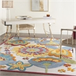 Nourison Aloha 12' x 15' Multicolor Outdoor Indoor/Outdoor Rug Polypropylene