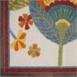Nourison Aloha 12' x 15' Multicolor Outdoor Indoor/Outdoor Rug Polypropylene