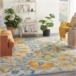 Nourison Aloha 12' x 15' Multicolor Outdoor Indoor/Outdoor Rug Polypropylene