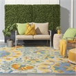Nourison Aloha 12' x 15' Multicolor Outdoor Indoor/Outdoor Rug Polypropylene
