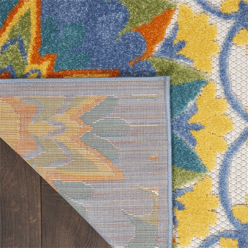 Nourison Aloha 12' x 15' Multicolor Outdoor Indoor/Outdoor Rug Polypropylene