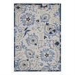 Nourison Aloha 6' x 9' Blue Gray Fabric Farmhouse Area Rug (6' x 9')