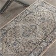 Nourison Concerto 2' x 4' Beige Gray Fabric Farmhouse Area Rug (2' x 4')