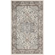 Nourison Concerto 3' x 5' Ivory Gray Fabric Farmhouse Area Rug (3' x 5')