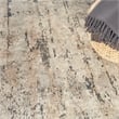 Nourison Concerto 4' x 6' Beige Gray Fabric Modern Area Rug (4' x 6')