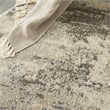 Nourison Celestial 4' x ROUND Ivory/Gray Modern Indoor Rug
