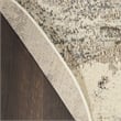 Nourison Celestial 4' x ROUND Ivory/Gray Modern Indoor Rug