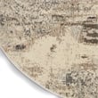 Nourison Celestial 4' x ROUND Ivory/Gray Modern Indoor Rug