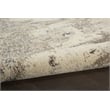 Nourison Celestial 4' x ROUND Ivory/Gray Modern Indoor Rug