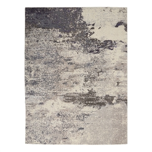 nourison celestial 10' x 14' ivory/grey modern indoor rug