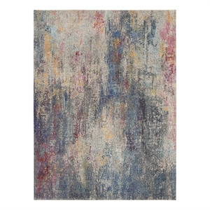 nourison celestial 9' x 12' multicolor modern indoor rug