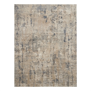 Nourison Concerto 7' x 10' Beige Gray Fabric Modern Area Rug (7' x 10')