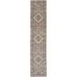 Nourison Concerto 10' Runner Beige Gray Fabric Farmhouse Area Rug (10' Runner)