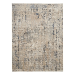 Nourison Concerto 9' x 12' Beige Gray Fabric Modern Area Rug (9' x 12')
