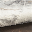 Nourison Elation 2' x 3' Ivory/Grey Modern Indoor Rug