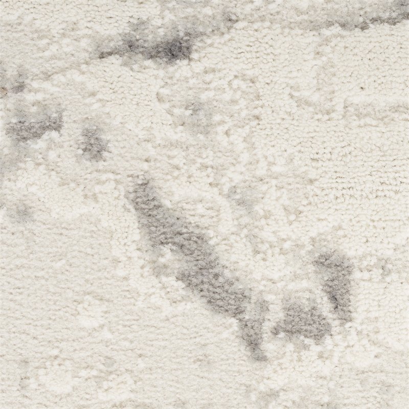 Nourison Elation 2' x 3' Ivory/Grey Modern Indoor Rug