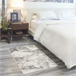Nourison Elation 2' x 3' Ivory/Grey Modern Indoor Rug