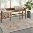 Nourison Enchanting Home 3' x 5' Brick Farmhouse & Country Indoor Rug Polyester