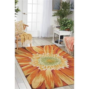 Nourison Fantasy 2'6&quot x 4' Multicolor Contemporary Indoor Rug