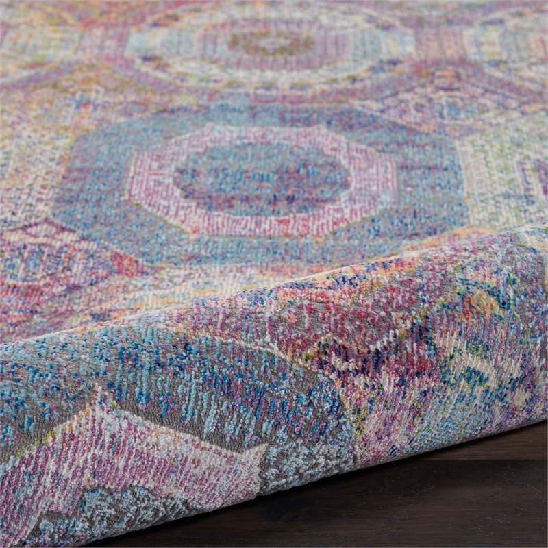 Nourison Global Vintage 2' x 6' Multicolor Bohemian Indoor Rug