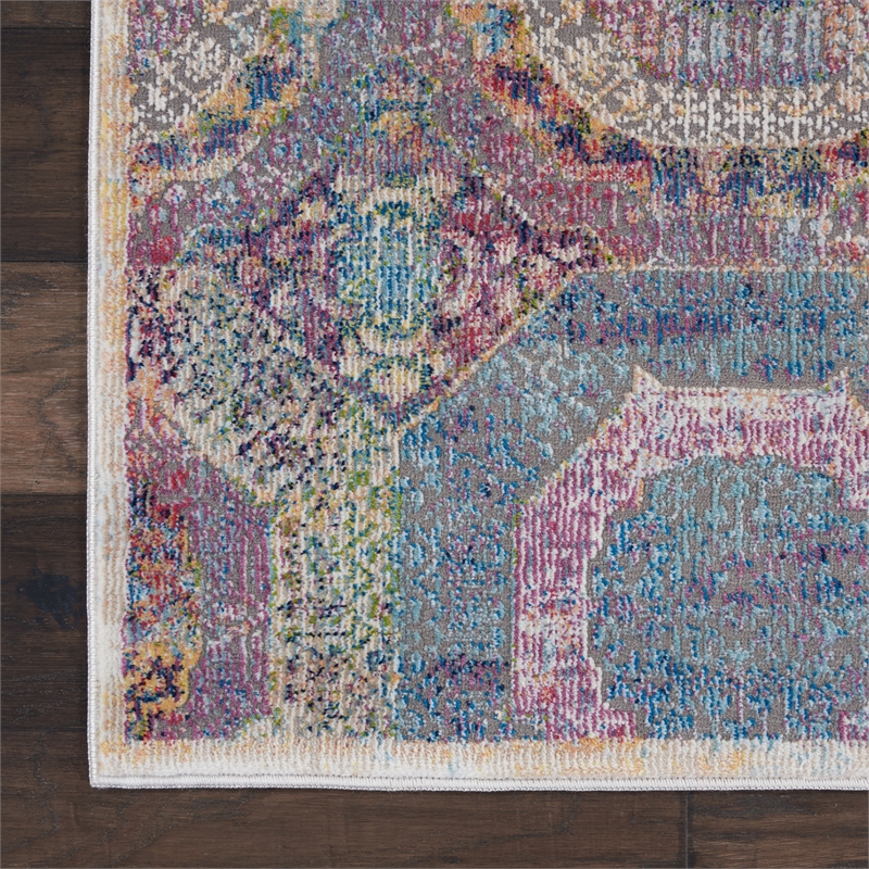 Nourison Global Vintage 2' x 6' Multicolor Bohemian Indoor Rug