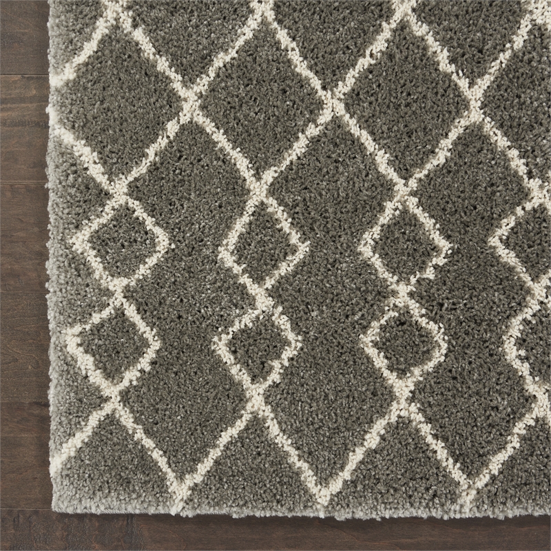 Nourison Geometric Shag 2'2