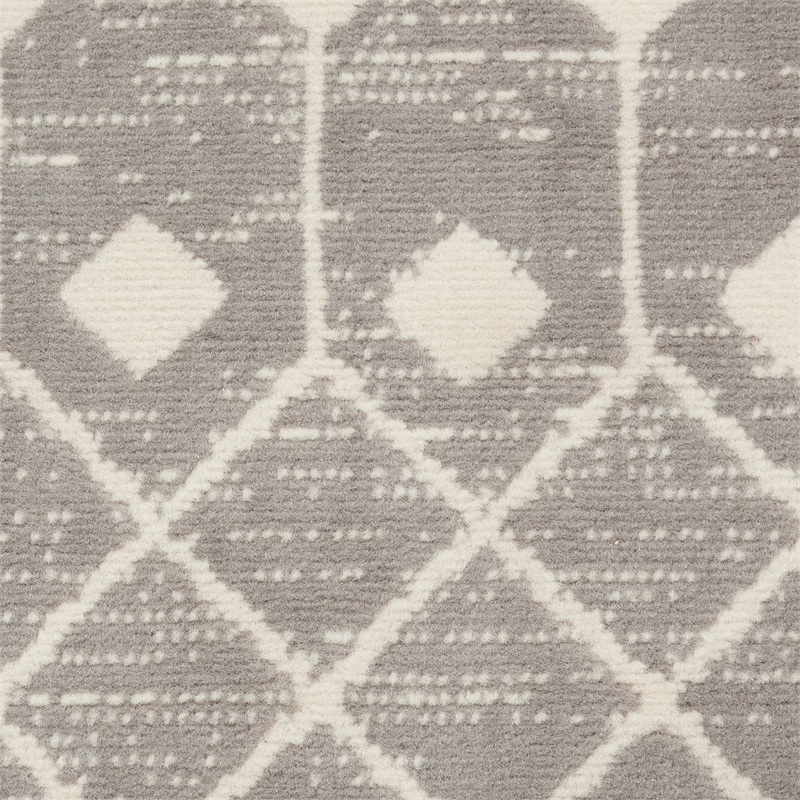 Nourison Grafix 2' x 4' Bohemian Indoor Rug in Gray