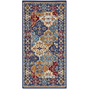 Nourison Grafix 2' x 4' Multicolor Fabric Bohemian Area Rug (2' x 4')