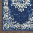 Nourison Grafix 2' x 4' Navy Blue Fabric Vintage Area Rug (2' x 4')