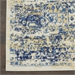 Nourison Grafix 2' x 4' White Transitional Indoor Rug Polypropylene
