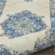 Nourison Grafix 2' x 4' White Transitional Indoor Rug Polypropylene