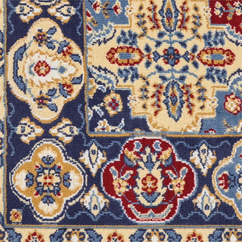 Nourison Grafix 3' x 5' Multicolor Fabric Bohemian Area Rug (3' x 5')