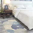 Nourison Grafix 3' x 5' White Contemporary Indoor Rug Polypropylene