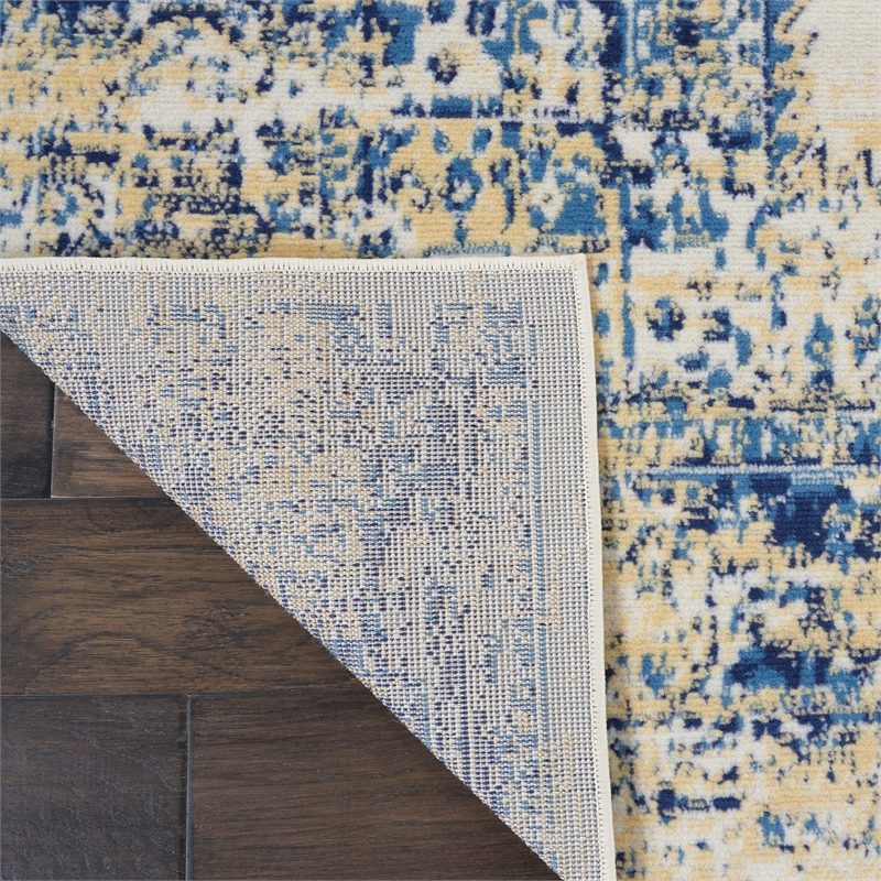 Nourison Grafix 6' x 9' White Transitional Indoor Rug Polypropylene