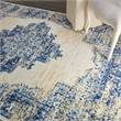 Nourison Grafix 6' x 9' White Transitional Indoor Rug Polypropylene