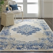 Nourison Grafix 6' x 9' White Transitional Indoor Rug Polypropylene