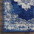 Nourison Grafix 6' x 9' Navy Blue Transitional Indoor Rug Polypropylene