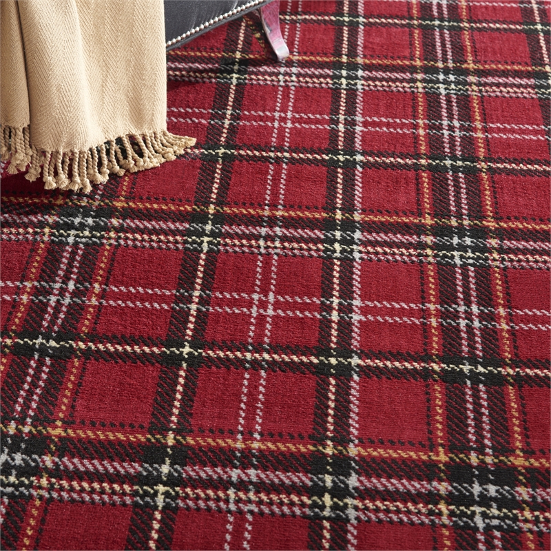 Nourison Grafix 7' x 10' Red Rustic Indoor Rug Polypropylene