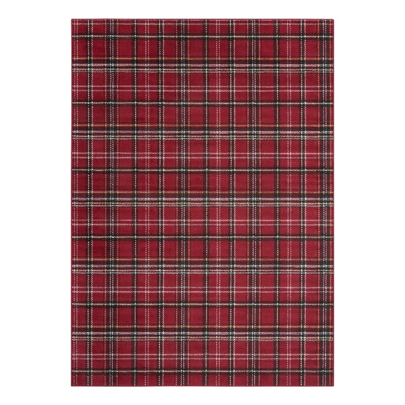 Nourison Grafix 7' x 10' Red Rustic Indoor Rug Polypropylene