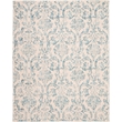Nourison Jubilant 8' x 10' White and Blue Fabric Vintage Area Rug (8' x 10')