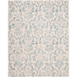 Nourison Jubilant 8' x 10' White and Blue Fabric Vintage Area Rug (8' x 10')