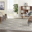 Nourison Jubilant 8' x 10' Gray Fabric Farmhouse Area Rug (8' x 10')