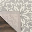 Nourison Jubilant 8' x 10' Gray Fabric Farmhouse Area Rug (8' x 10')