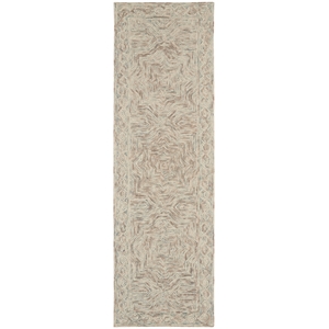 Nourison Linked 2'3&quot x 7'6&quot Blue/Ivory Bohemian Indoor Rug