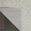 Nourison Jubilant 4' x 6' Ivory/Blue Contemporary Indoor Rug Polypropylene