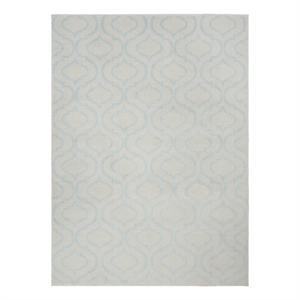 Nourison Jubilant 4' x 6' Ivory/Blue Contemporary Indoor Rug Polypropylene