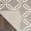 Nourison Jubilant 6' x 9' Grey Contemporary Indoor Rug Polypropylene