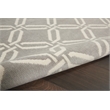 Nourison Jubilant 6' x 9' Grey Contemporary Indoor Rug Polypropylene